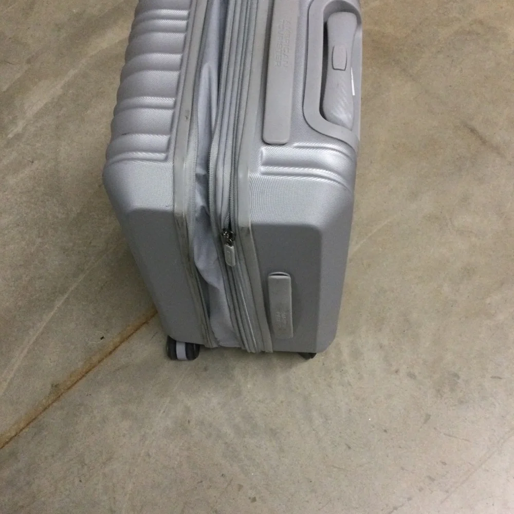 Silver Hardside Carry-On Spinner Luggage - Men Bags